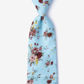 Handmade Mens Printed Slim 100% Cotton Tie